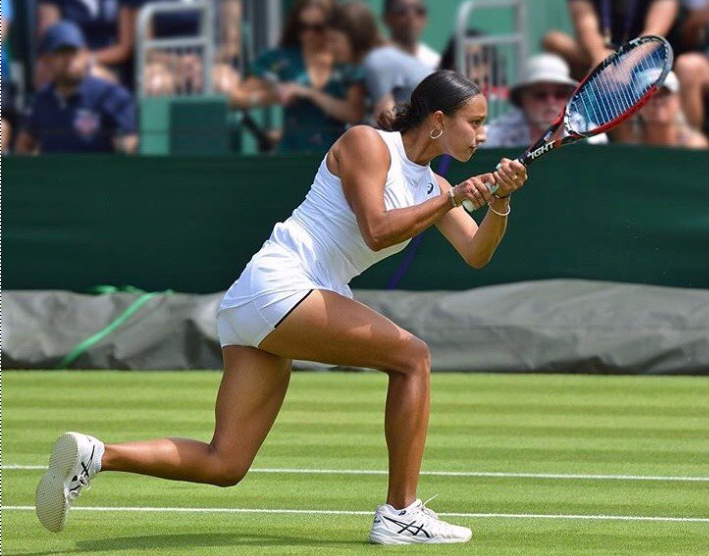 Eden Silva reaches the quarter finals of the mixed doubles at Wimbledon