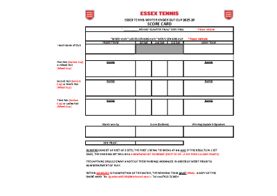 2025-26 WINTER CUP SCORE CARD