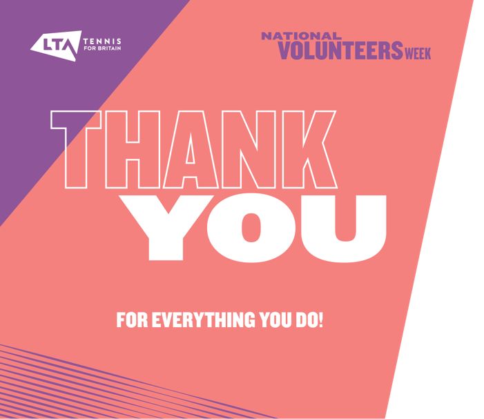 National Volunteers Week – Thank you from Essex Tennis