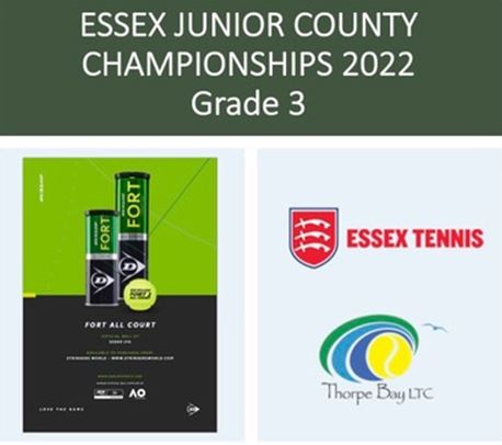 Essex Junior County Championships Grade 3 Thorpe Bay LTC