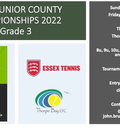 Thorpe Bay LTC Essex Junior County Championships 22