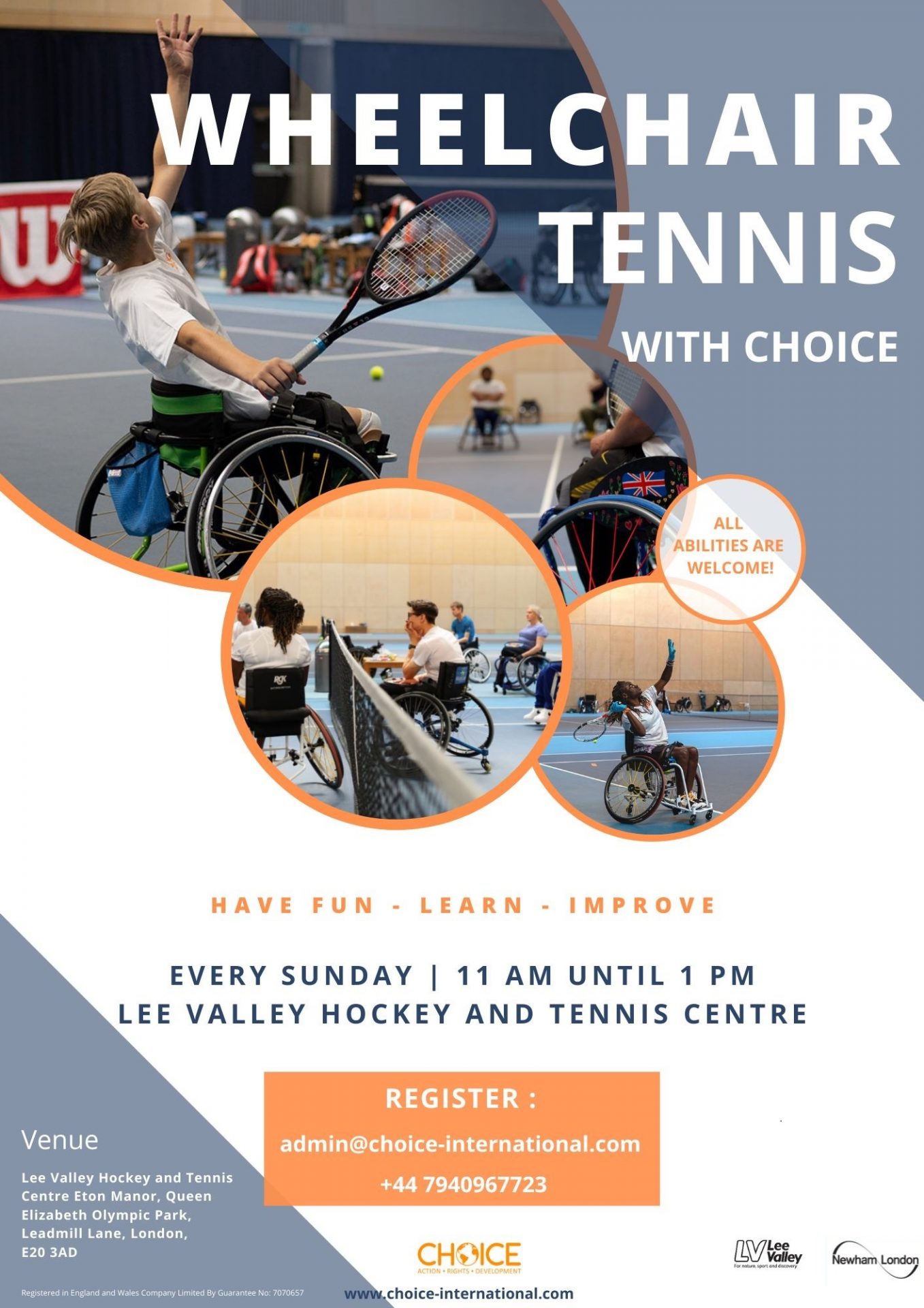 Lee Valley National Wheelchair Series Tennis Event Essex Tennis