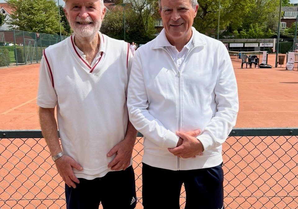 Essex player Alan Rayner wins over 70s singles and doubles at the Leicester ITF Masters 200 Event