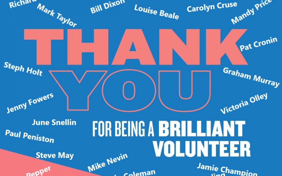 A big thank you to our Essex Volunteers!