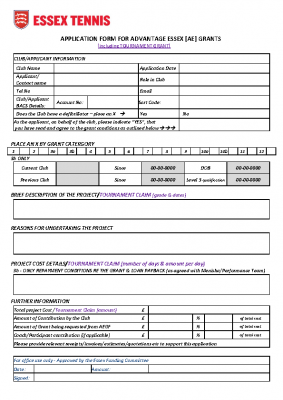 AE Grant Form and Information June 2025